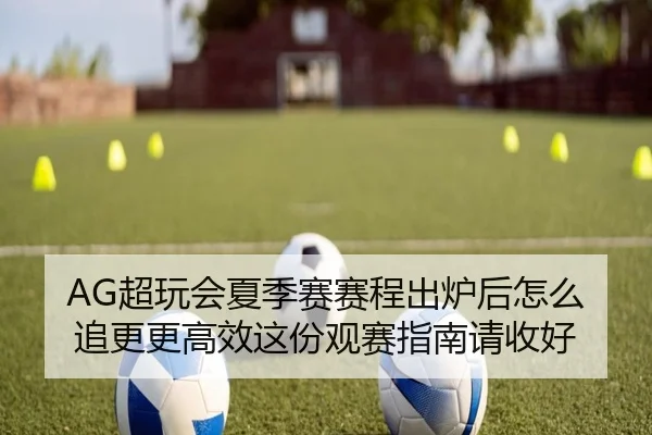 AG超玩会夏季赛赛程出炉后怎么追更更高效这份观赛指南请收好